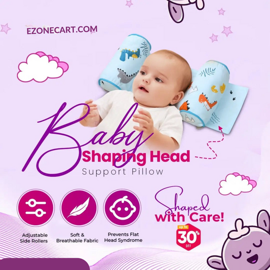 Baby Shaping Head Support Pillow (1000+ HAPPY CUSTOMERS ⭐⭐⭐⭐⭐)